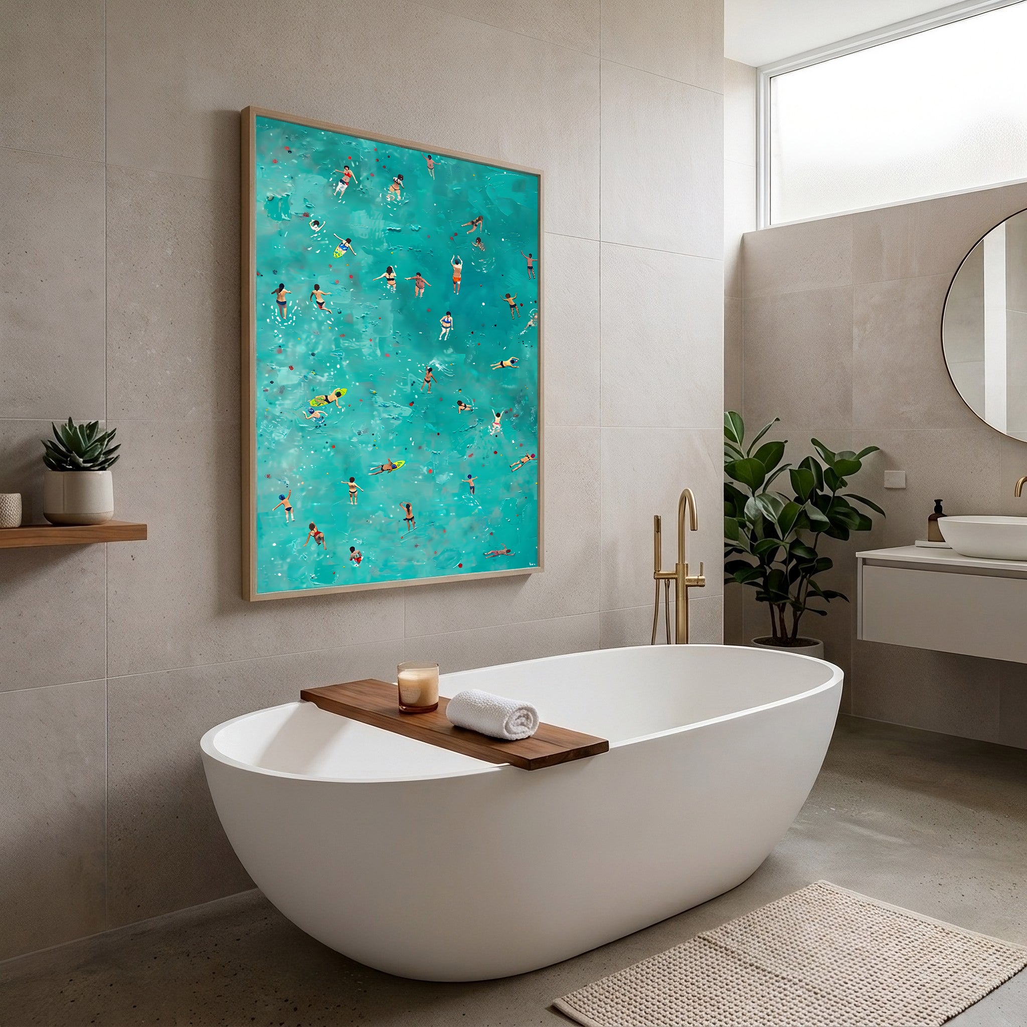 Tidal Tales (Print), 60x90 cm, ready-to-hang