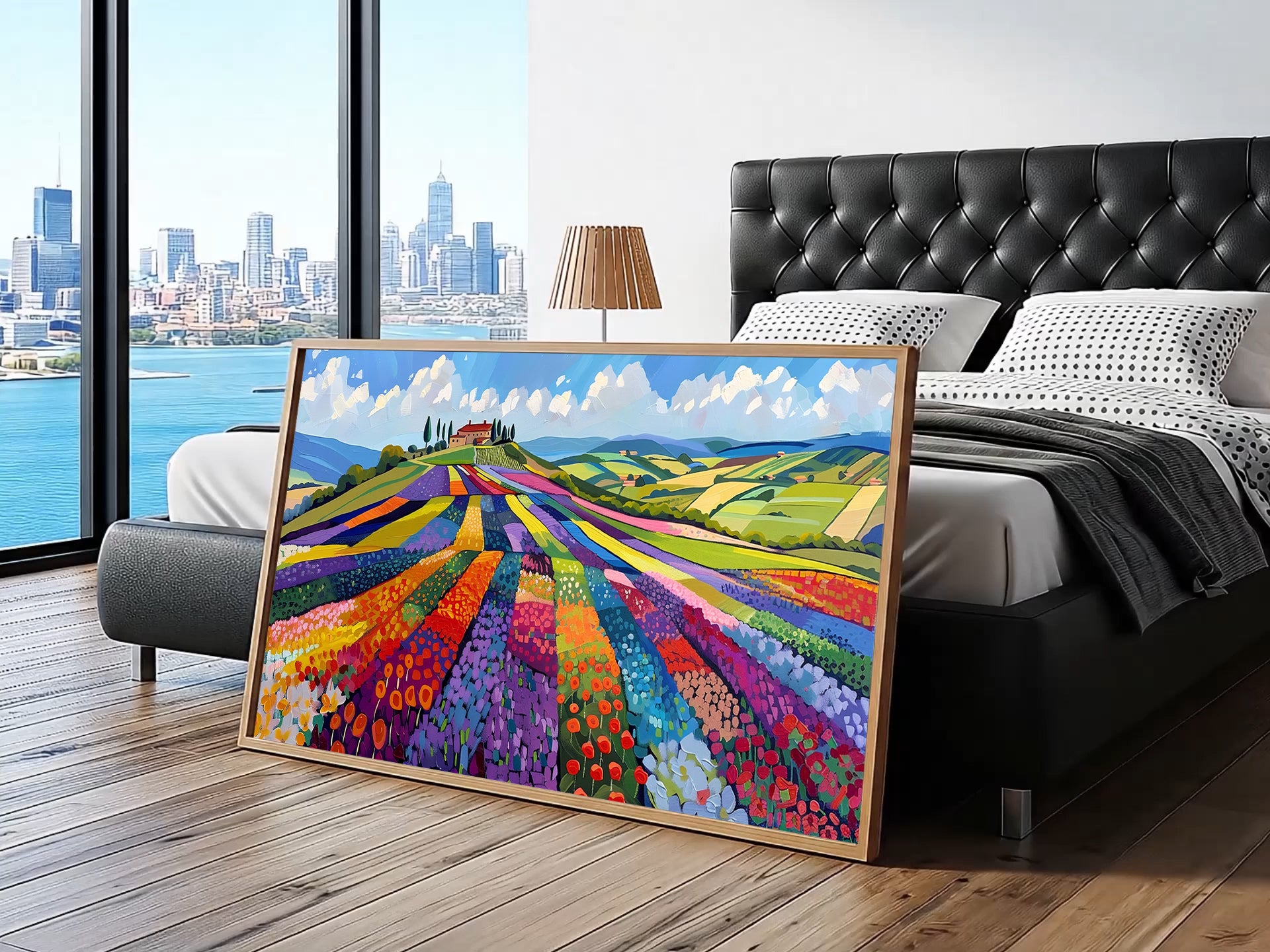 Blooming Fields (Print), 100x50 cm, ready-to-hang