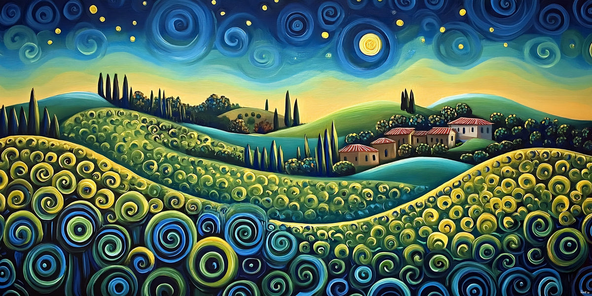 Cosmic Cascade  (Unique), 200x100 cm
