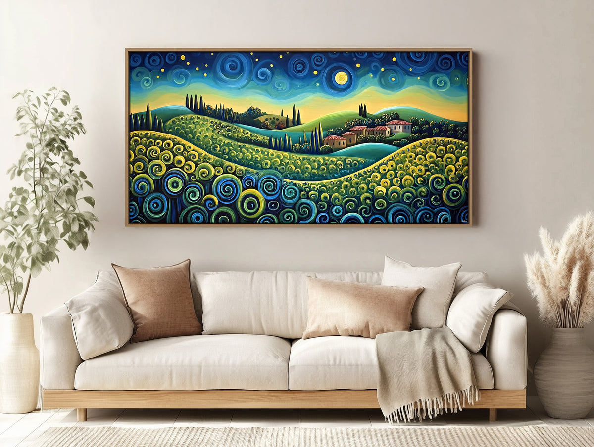 Cosmic Cascade  (Unique), 200x100 cm