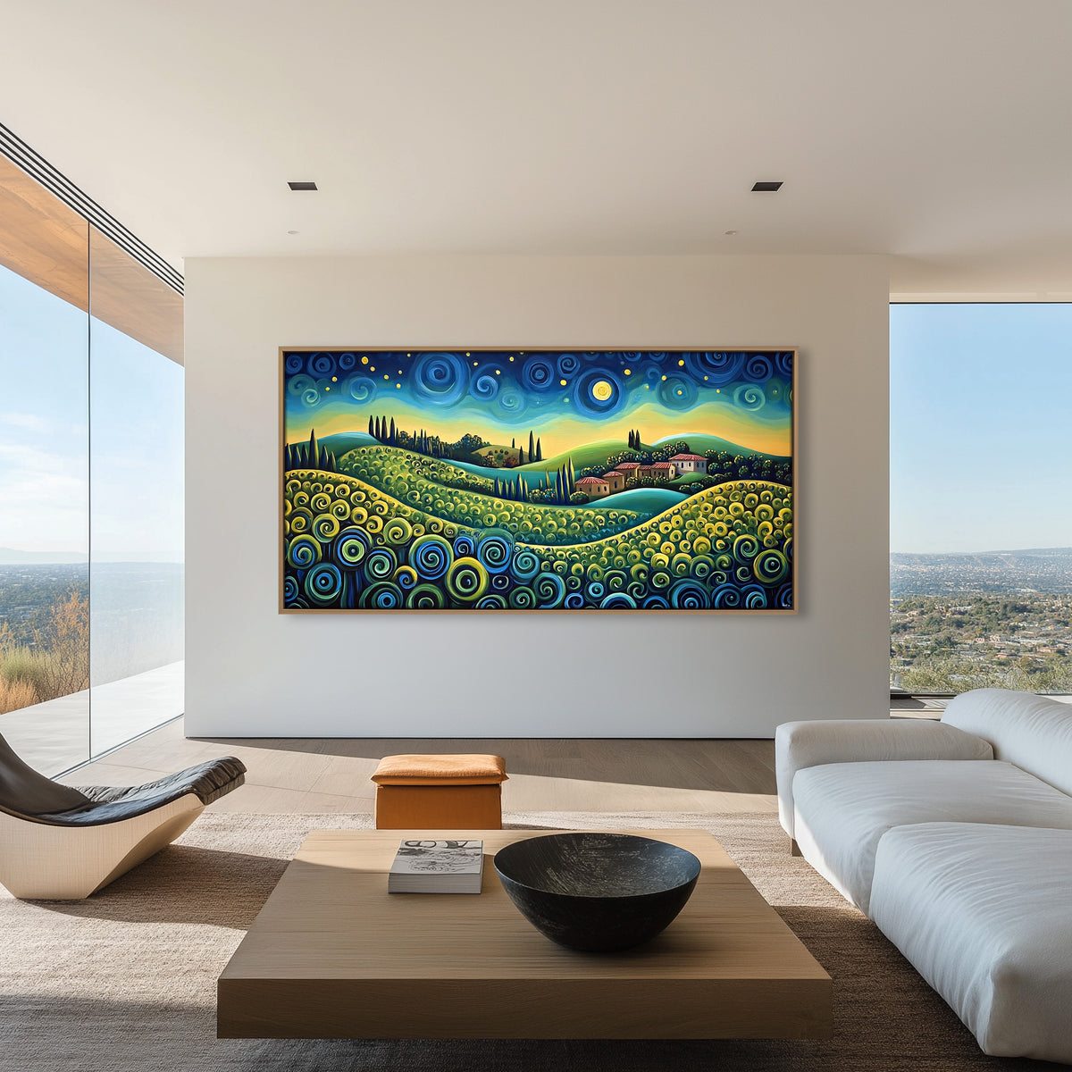 Cosmic Cascade  (Unique), 200x100 cm
