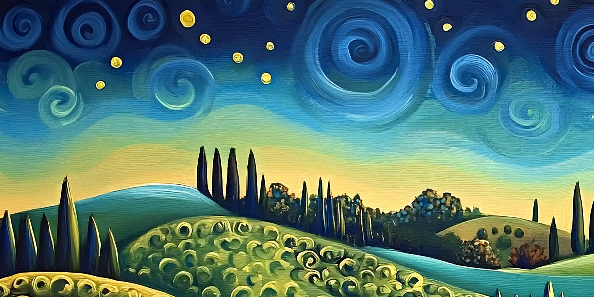 Cosmic Cascade (Limited Edition), 200x100 cm