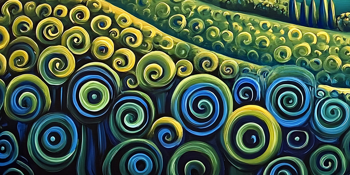 Cosmic Cascade (Limited Edition), 200x100 cm