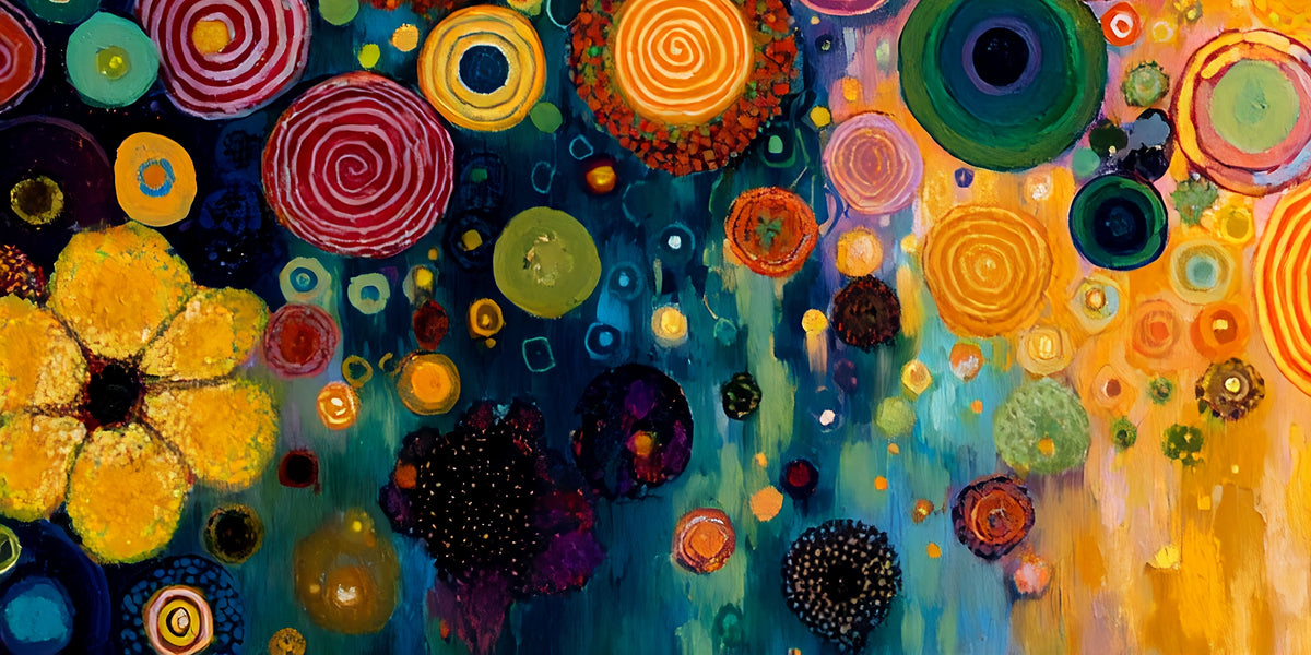 Cosmic Circles (Limited Edition), 200x100 cm