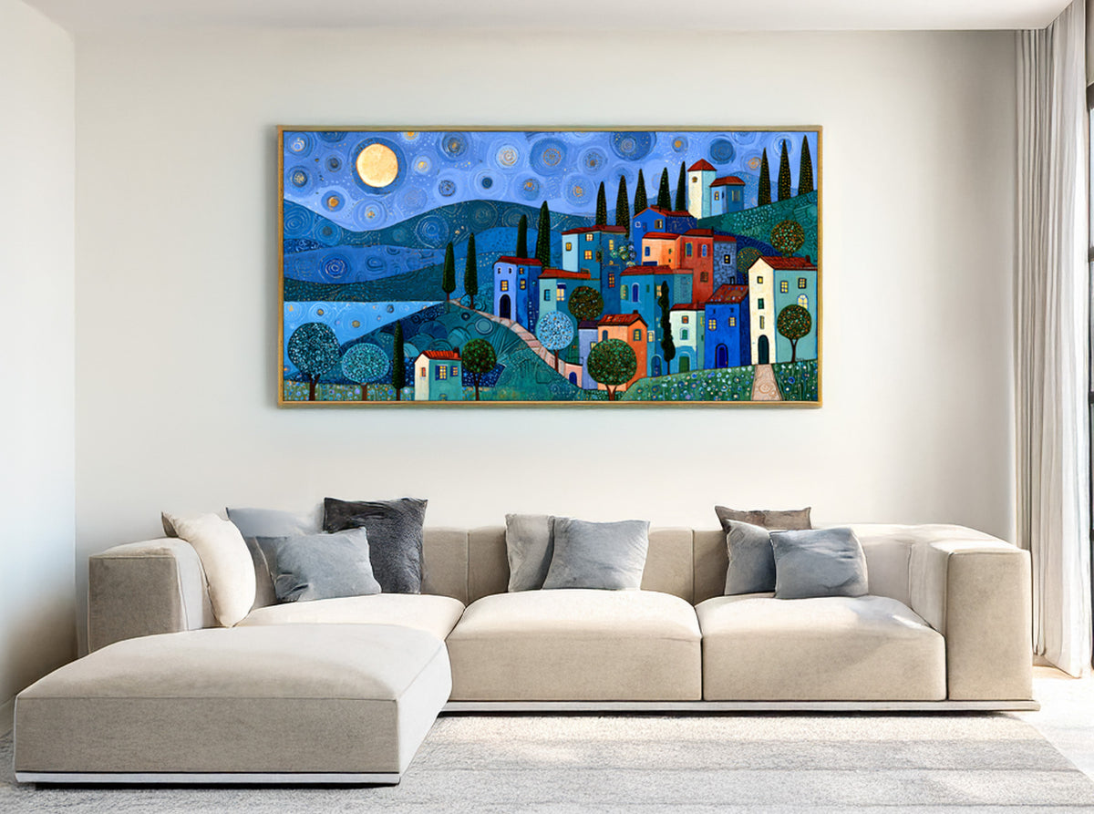 Dreamy Dimensions (Unique), 200x100 cm