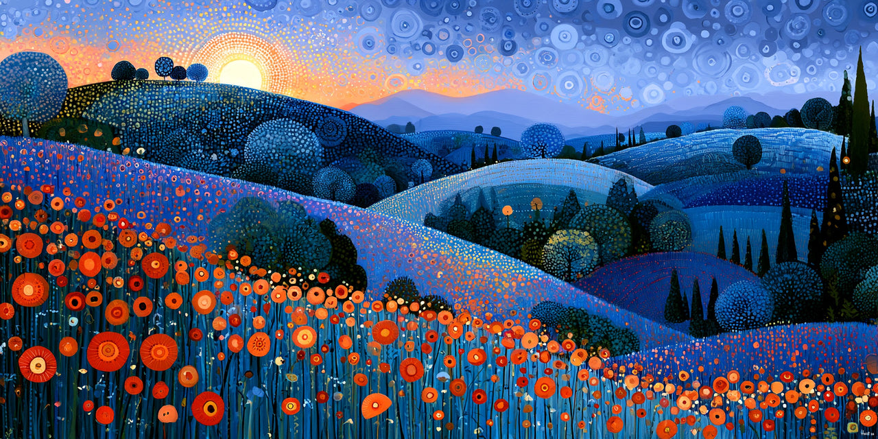 Ethereal Evening (Unique), 200x100 cm