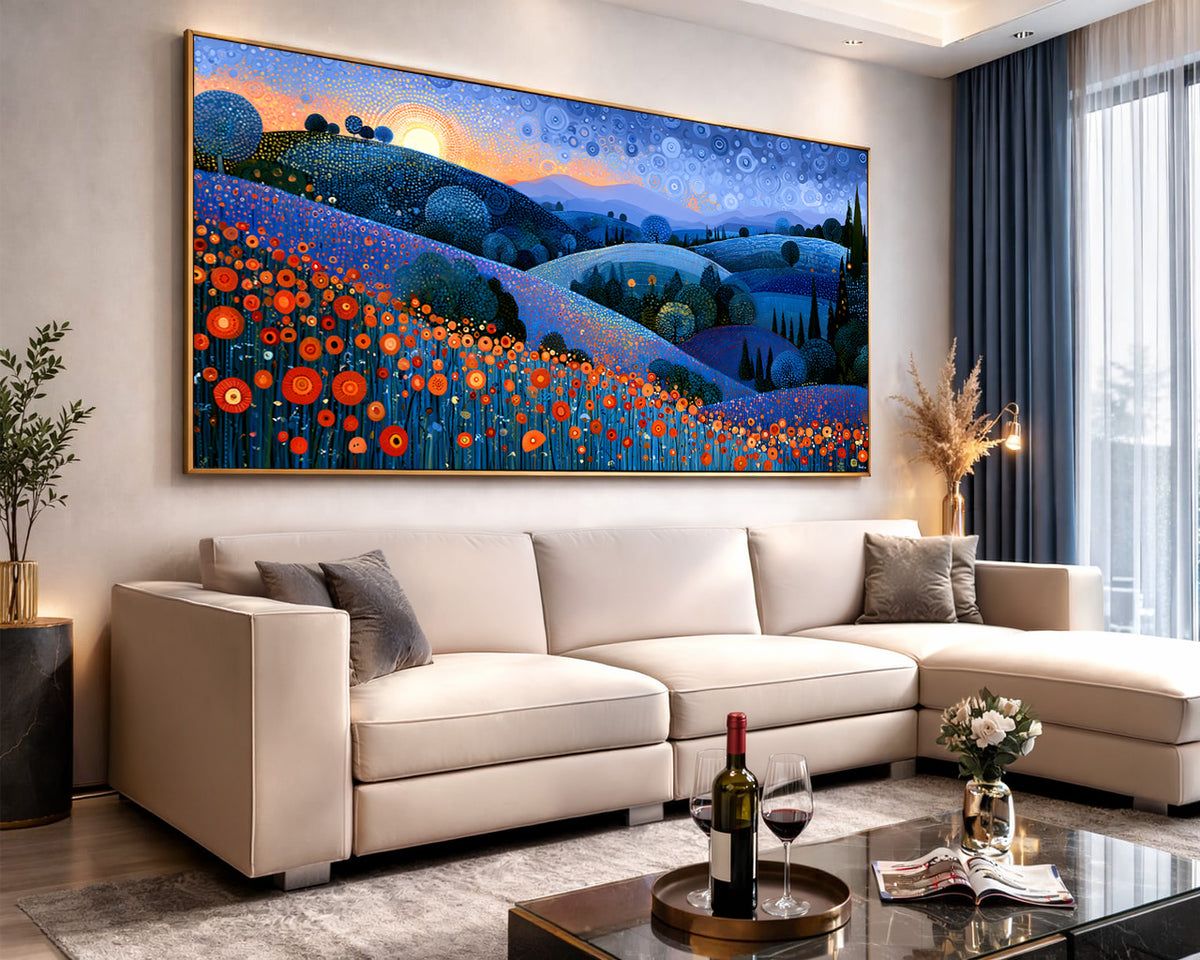Ethereal Evening (Unique), 200x100 cm