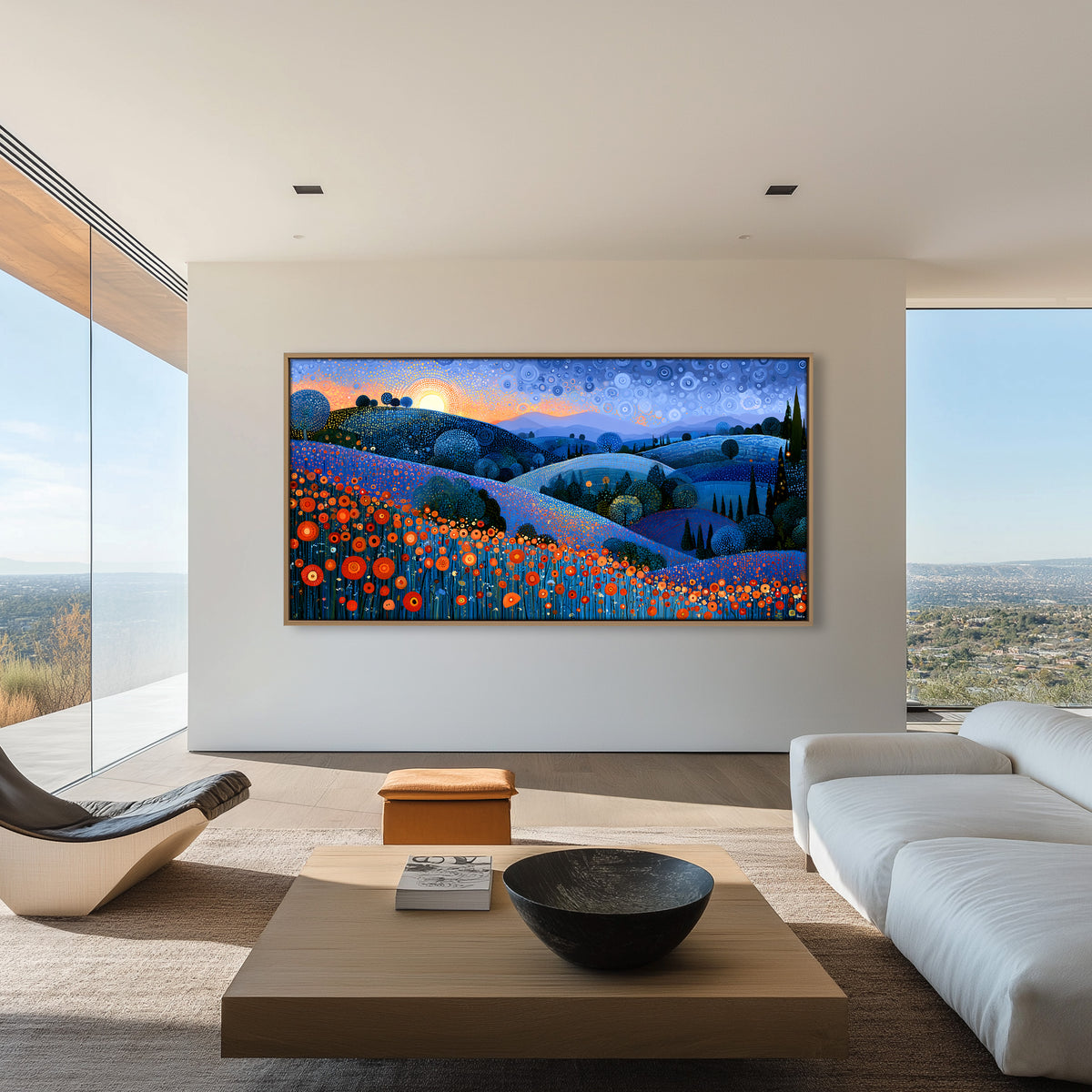 Ethereal Evening (Unique), 200x100 cm