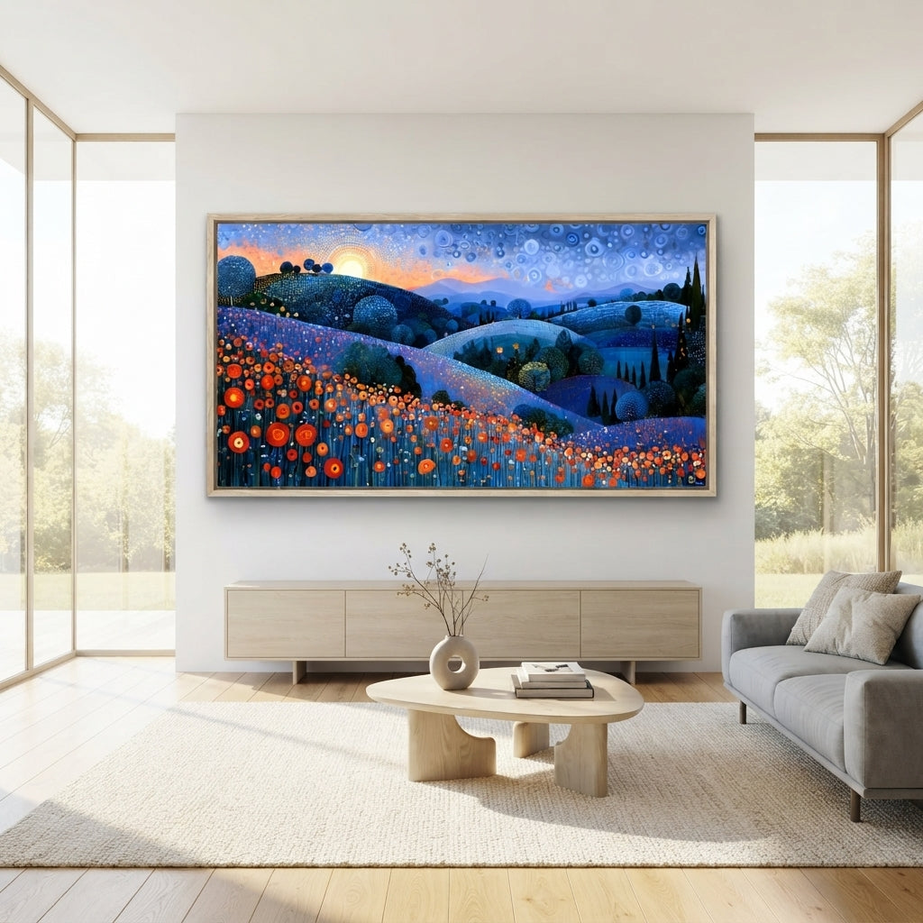 Ethereal Evening (Unique), 200x100 cm