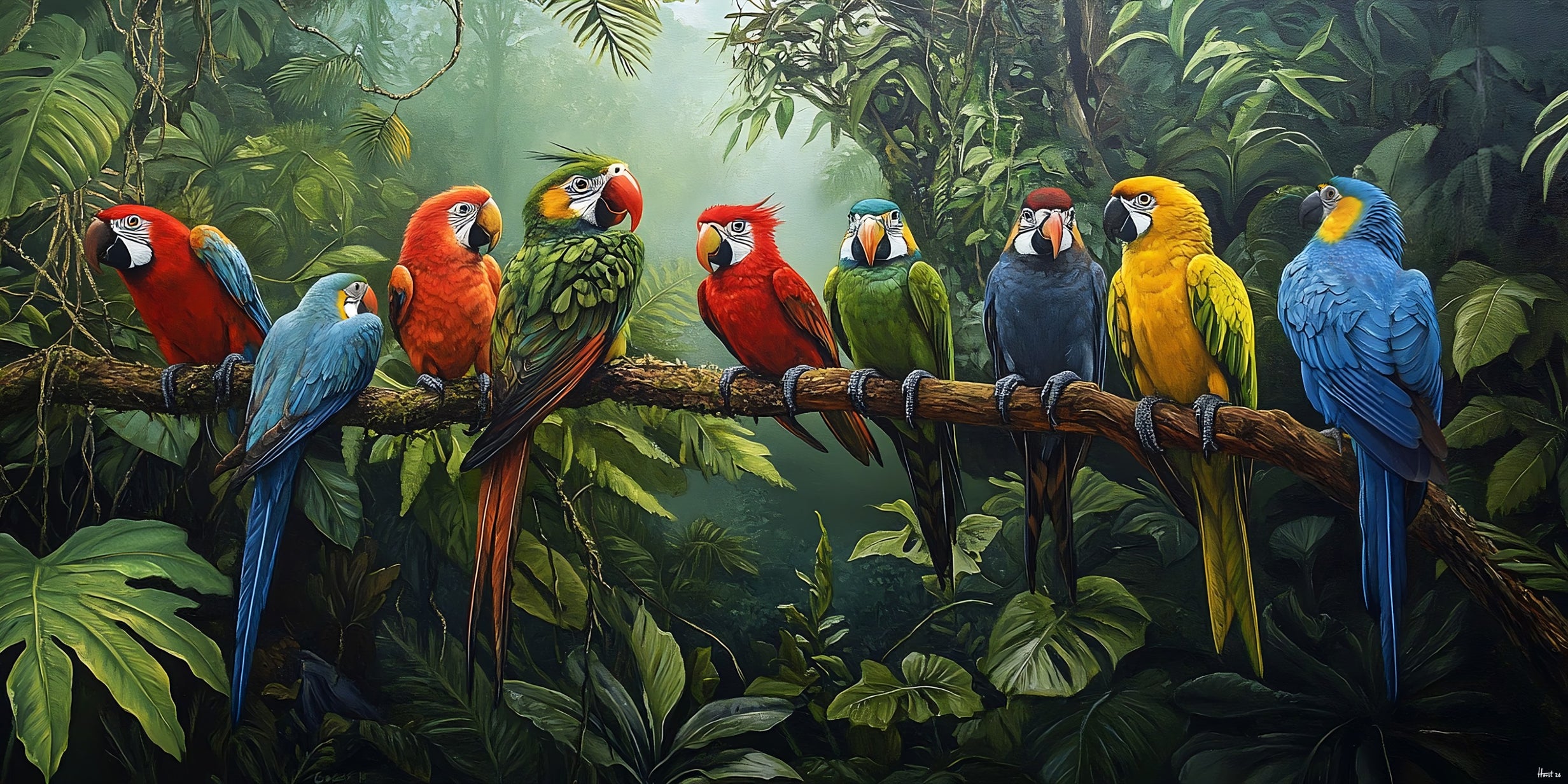 Exotic Ensemble (Unique), 200x100 cm