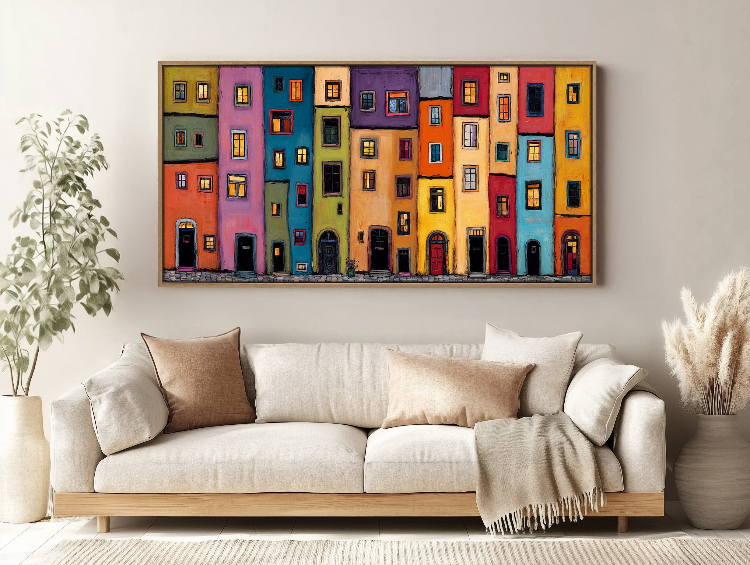 Radiant Row (Unique), 200x100 cm