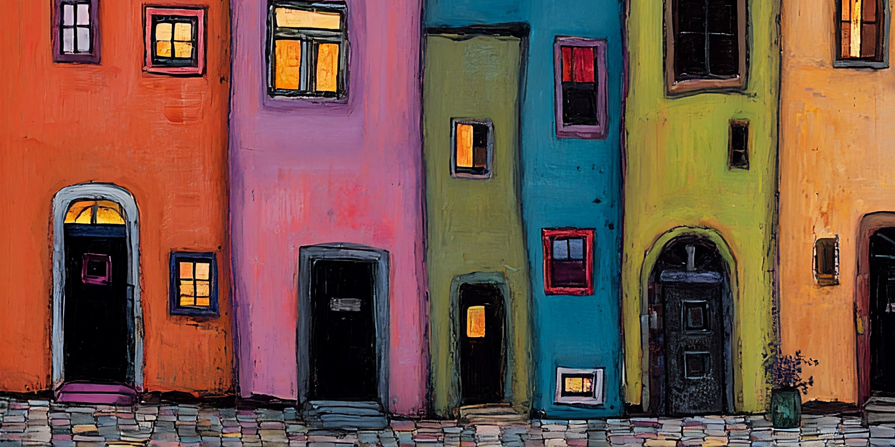 Radiant Row (Unique), 200x100 cm