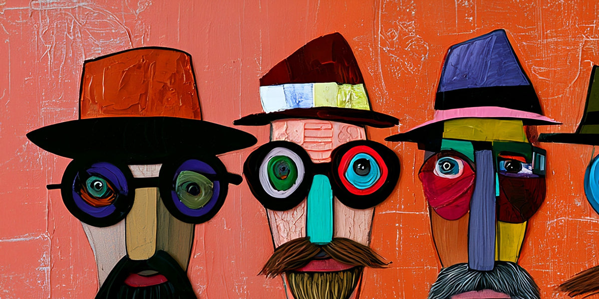 Stylish Strangers (Unique), 200x100 cm