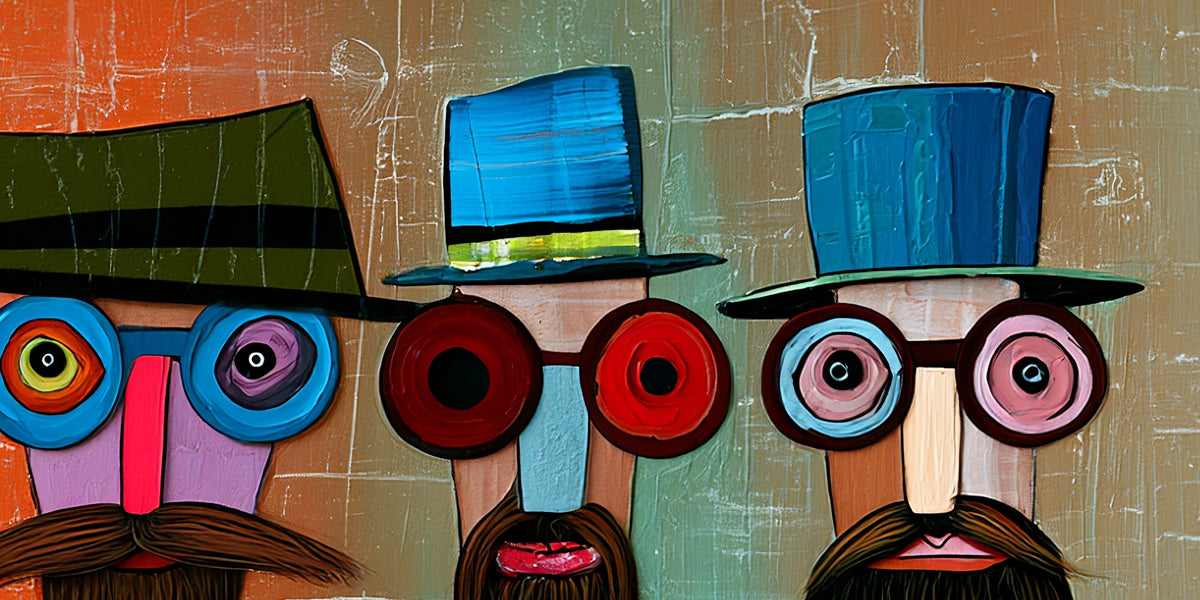 Stylish Strangers (Unique), 200x100 cm