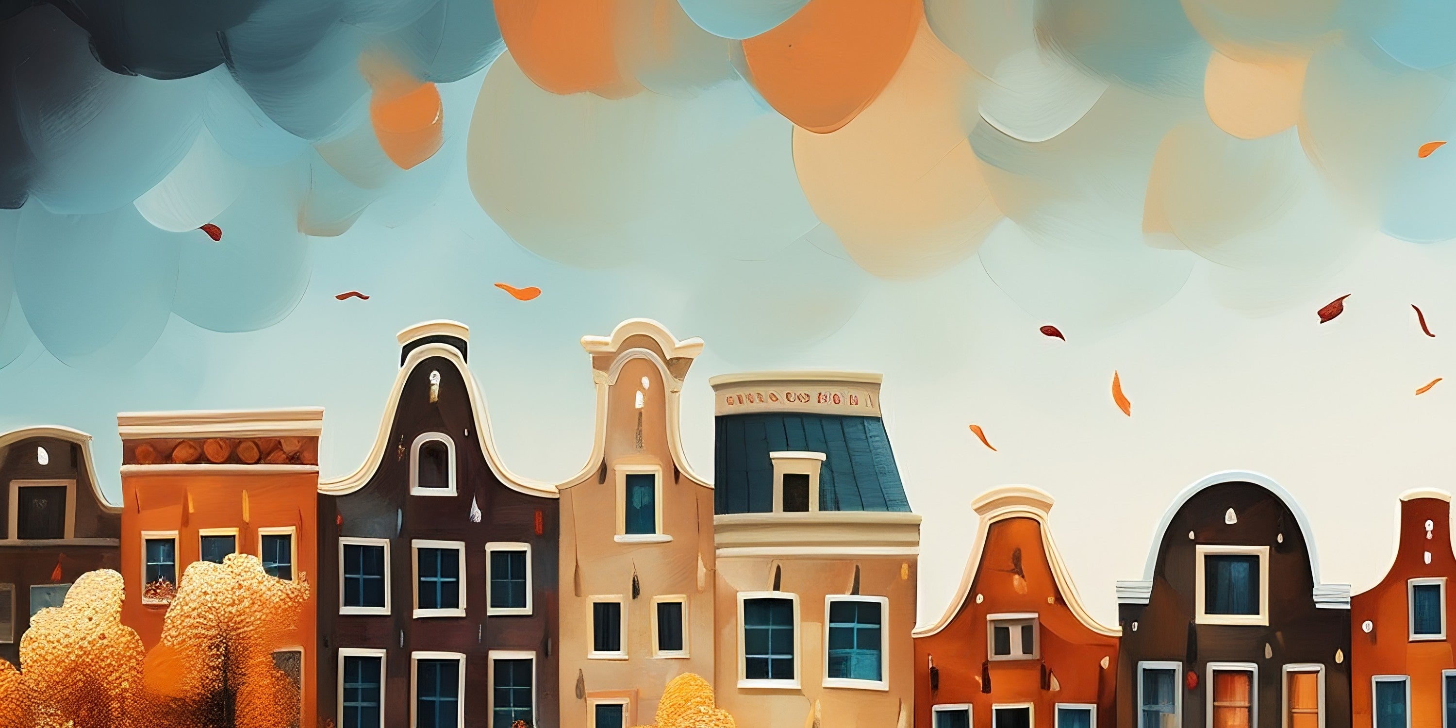 Amsterdam Echo (Print), 100x50 cm, ready-to-hang