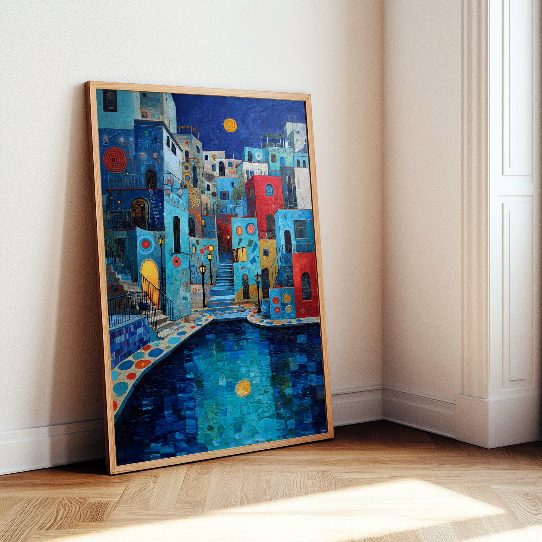 Blue Haven (Unique), 100x150 cm
