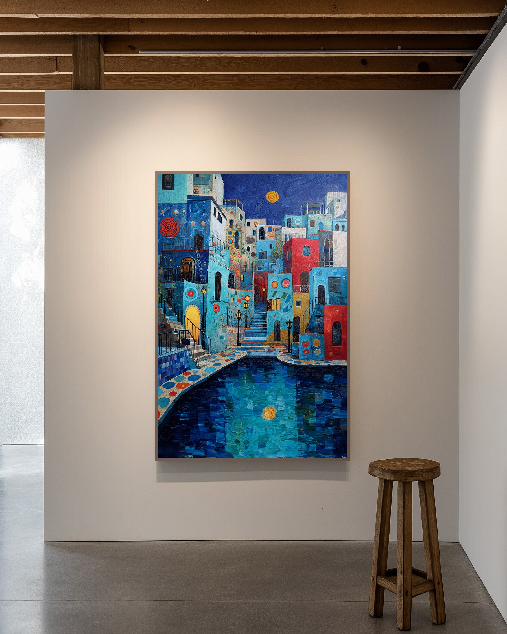 Blue Haven (Unique), 100x150 cm