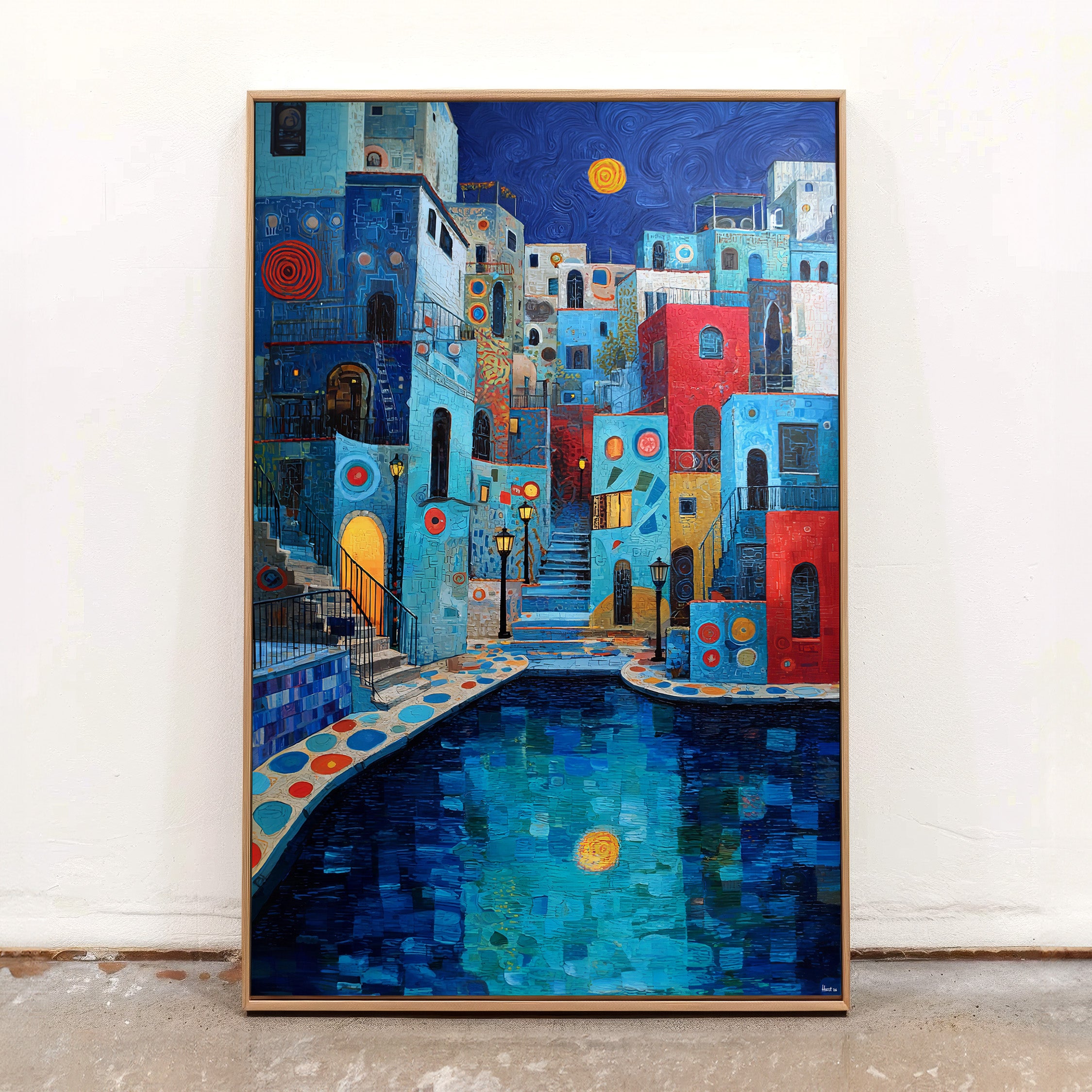 Blue Haven (Unique), 100x150 cm