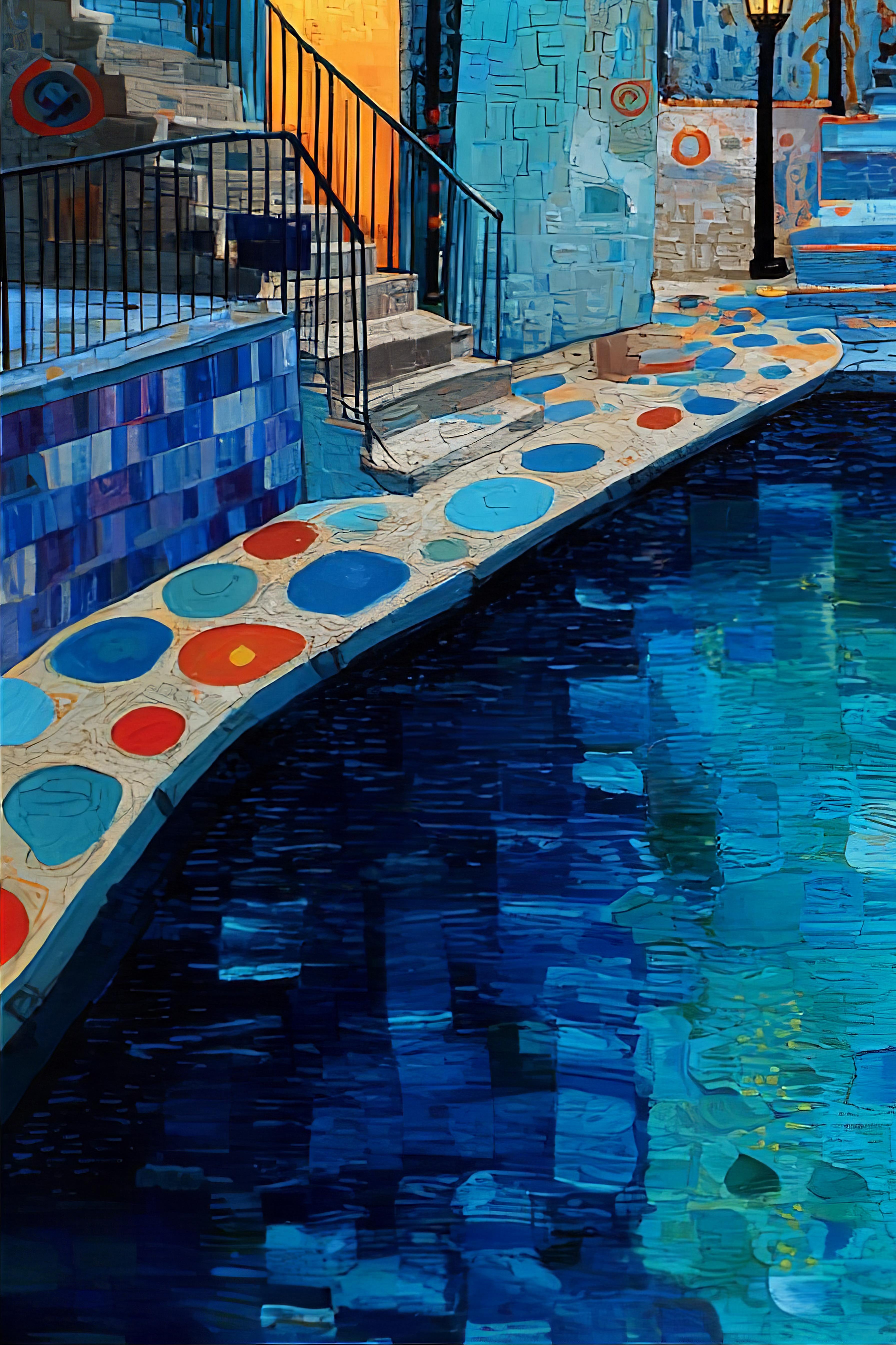 Blue Haven (Unique), 100x150 cm