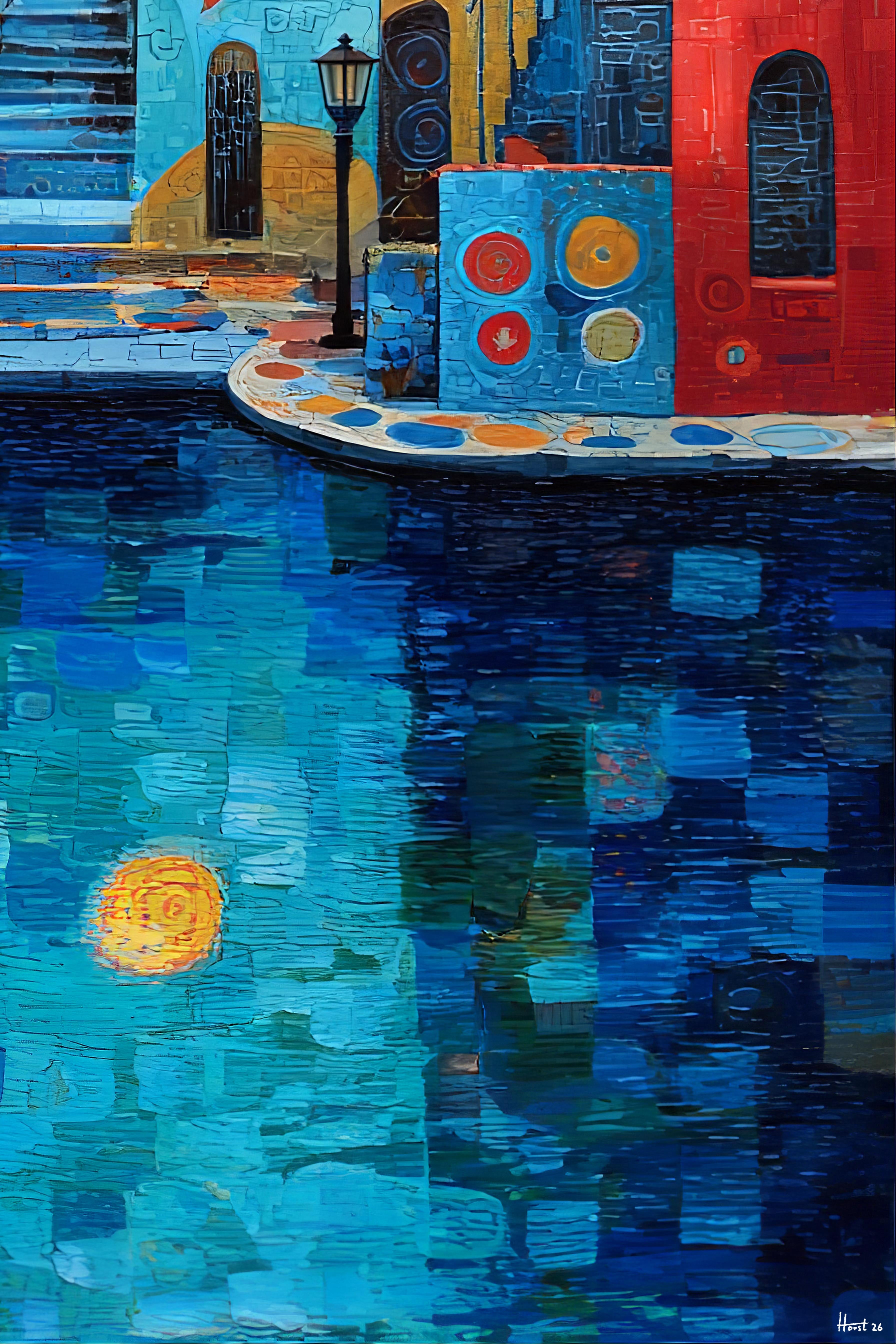 Blue Haven (Unique), 100x150 cm