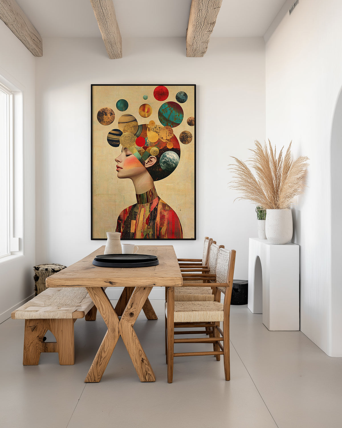 Celestial Thoughts (Unique), 100x150 cm