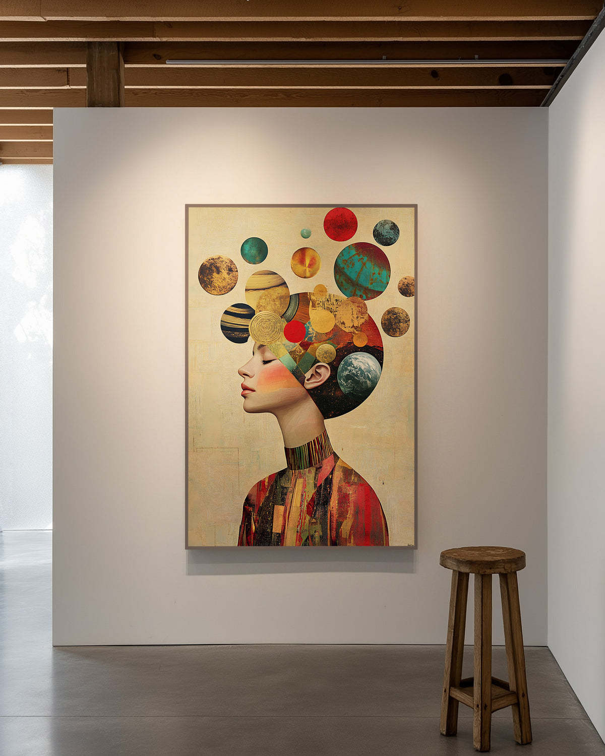 Celestial Thoughts (Unique), 100x150 cm