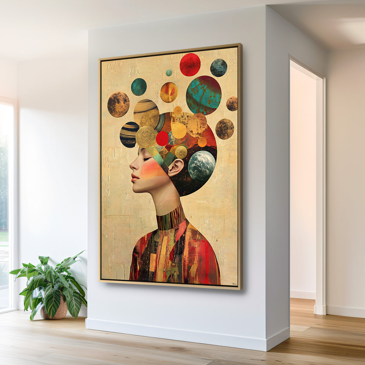 Celestial Thoughts (Unique), 100x150 cm