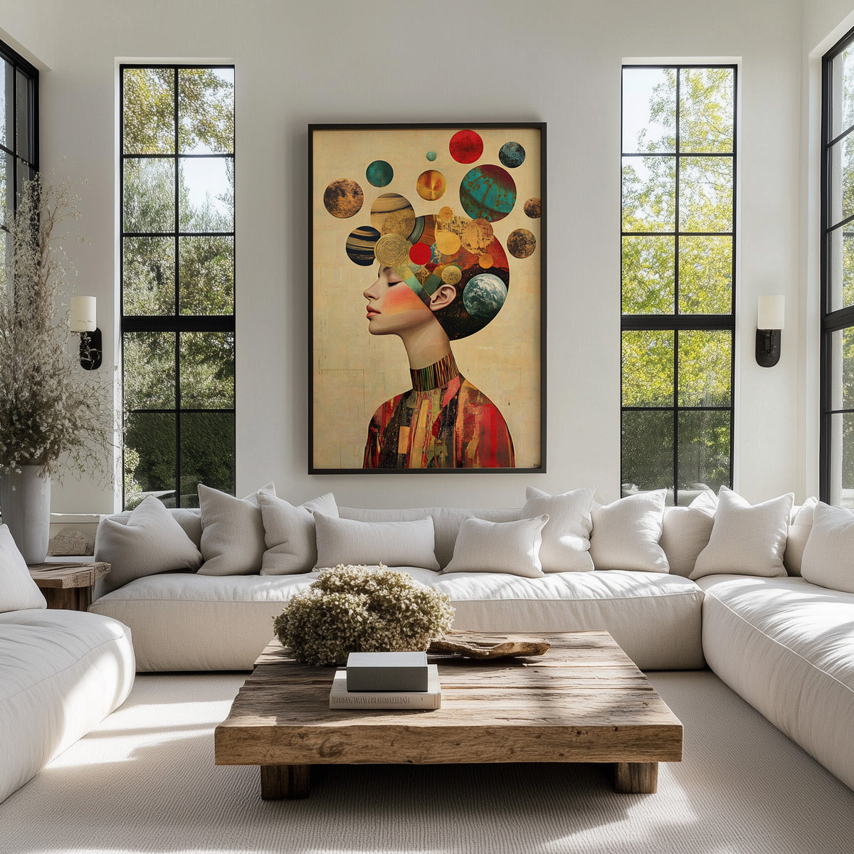 Celestial Thoughts (Unique), 100x150 cm