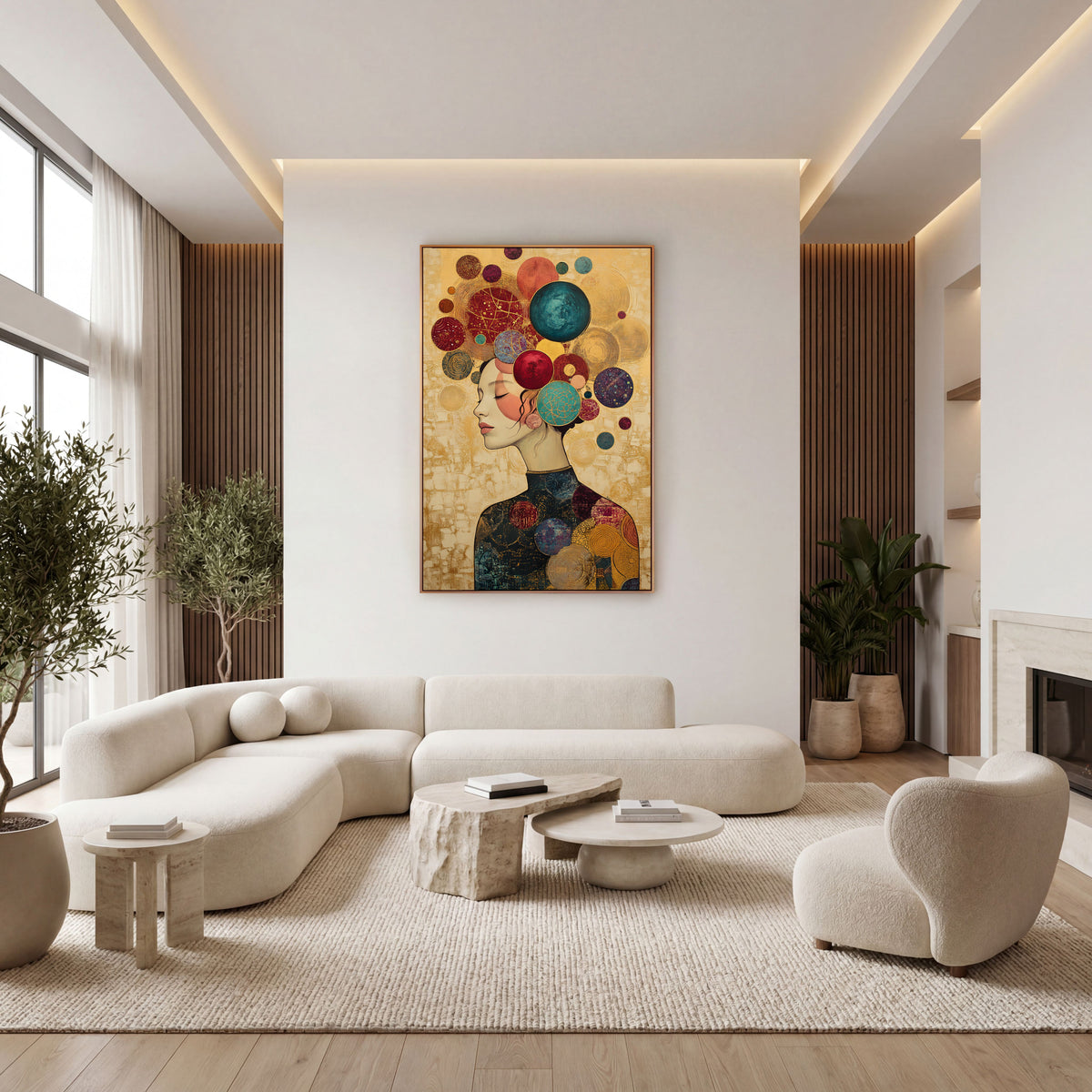 Cosmic Contemplation (Unique), 150x100 cm