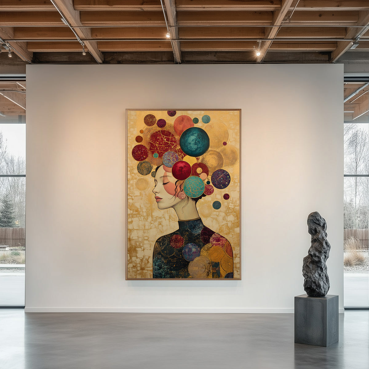 Cosmic Contemplation (Unique), 150x100 cm