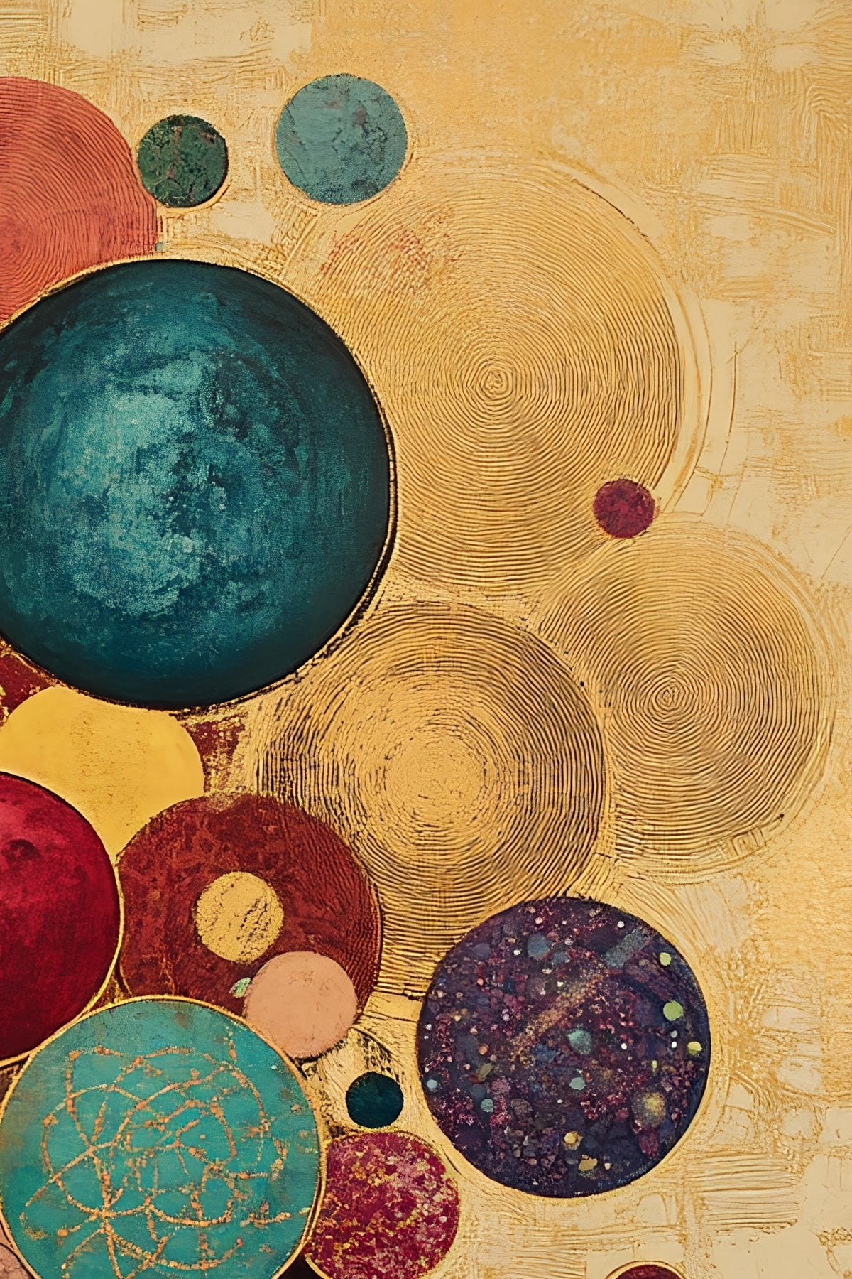 Cosmic Contemplation (Unique), 150x100 cm