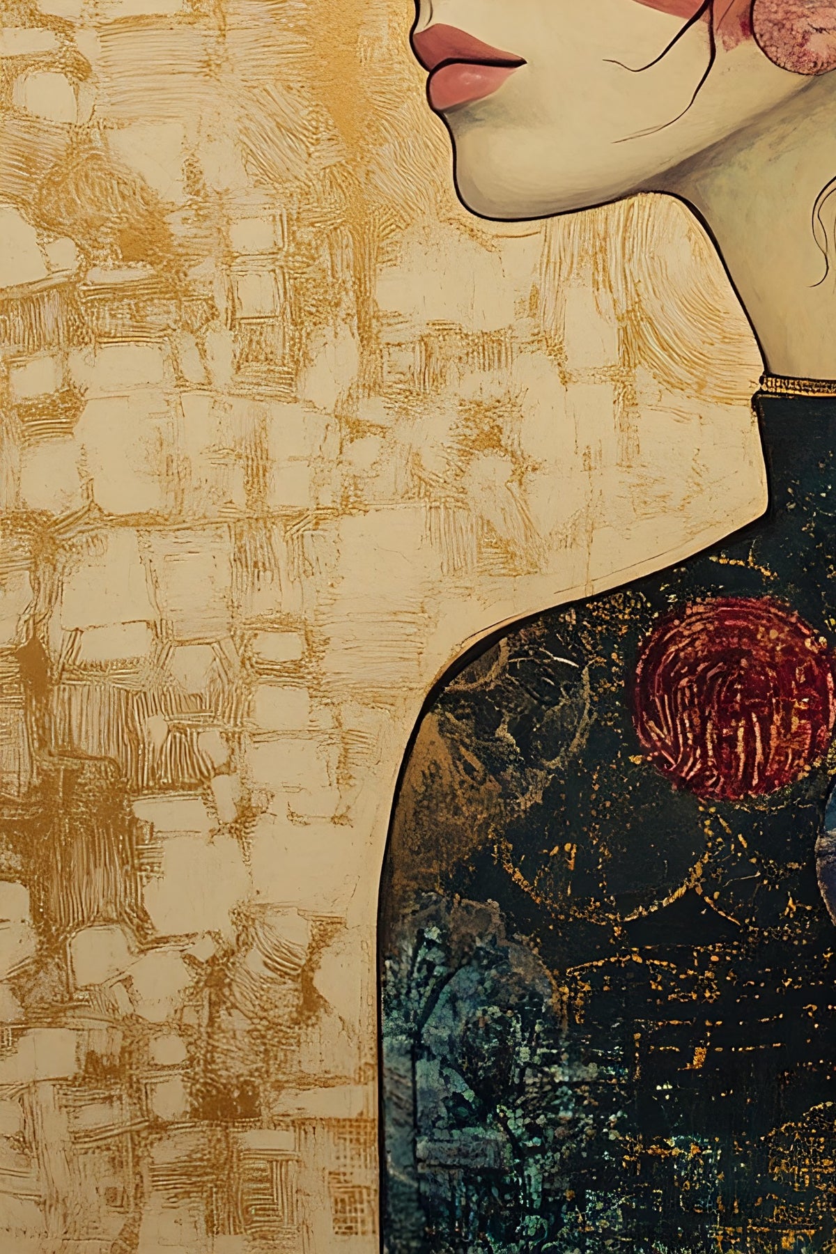 Cosmic Contemplation (Unique), 150x100 cm