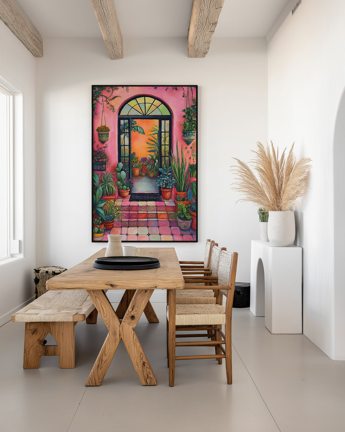 Flora Fiesta (Unique), 100x150 cm