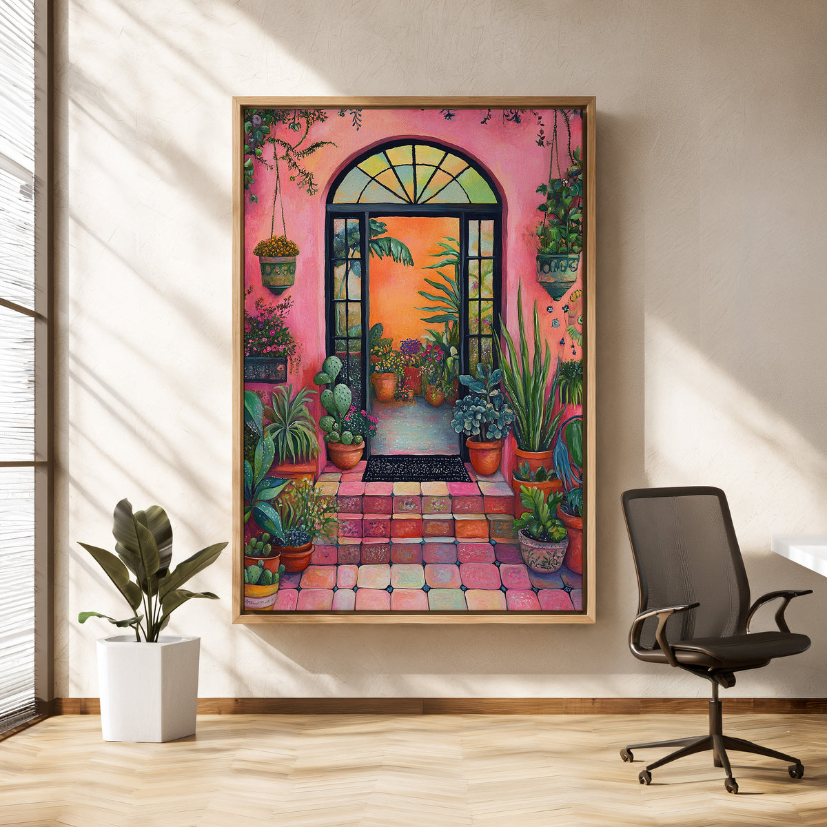 Flora Fiesta (Unique), 100x150 cm