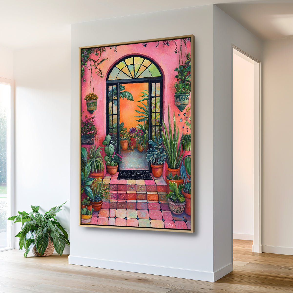 Flora Fiesta (Unique), 100x150 cm