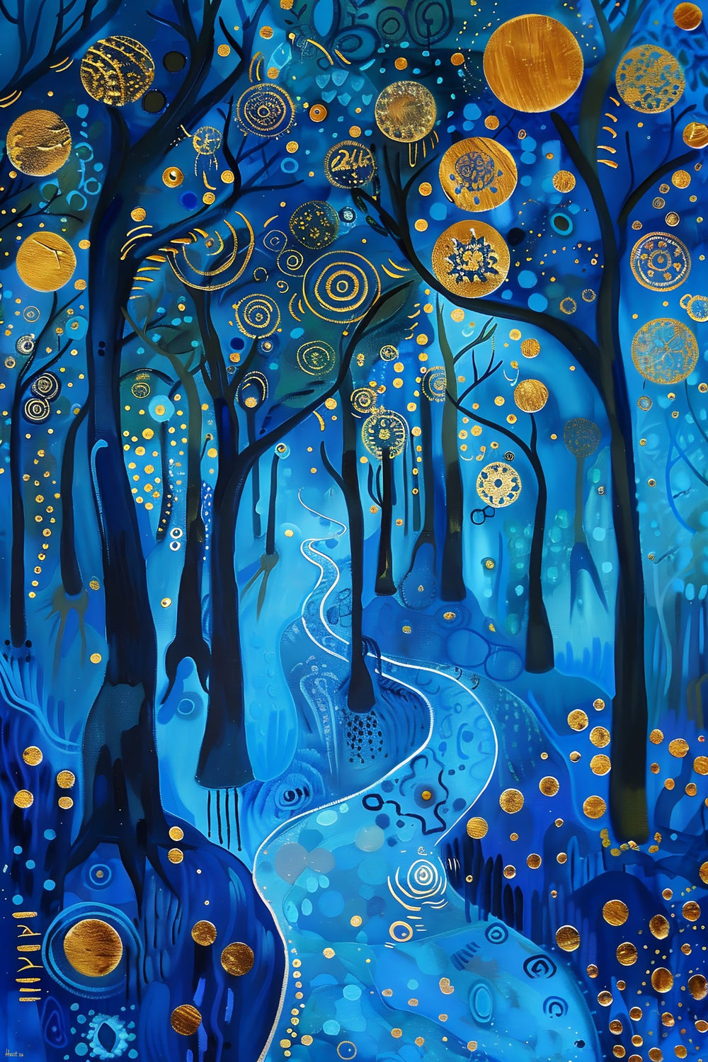 Midnight Medley (Limited Edition), 150x100 cm