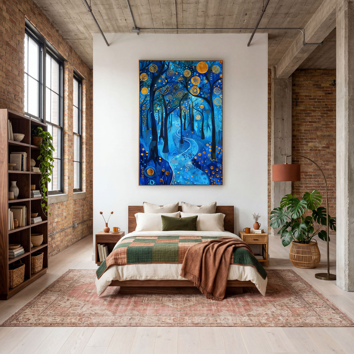 Midnight Medley (Unique), 150x100 cm