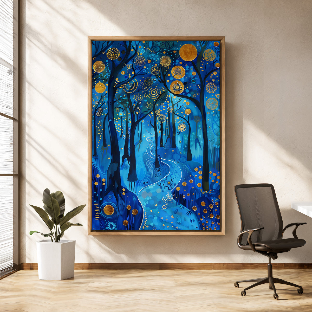 Midnight Medley (Unique), 150x100 cm
