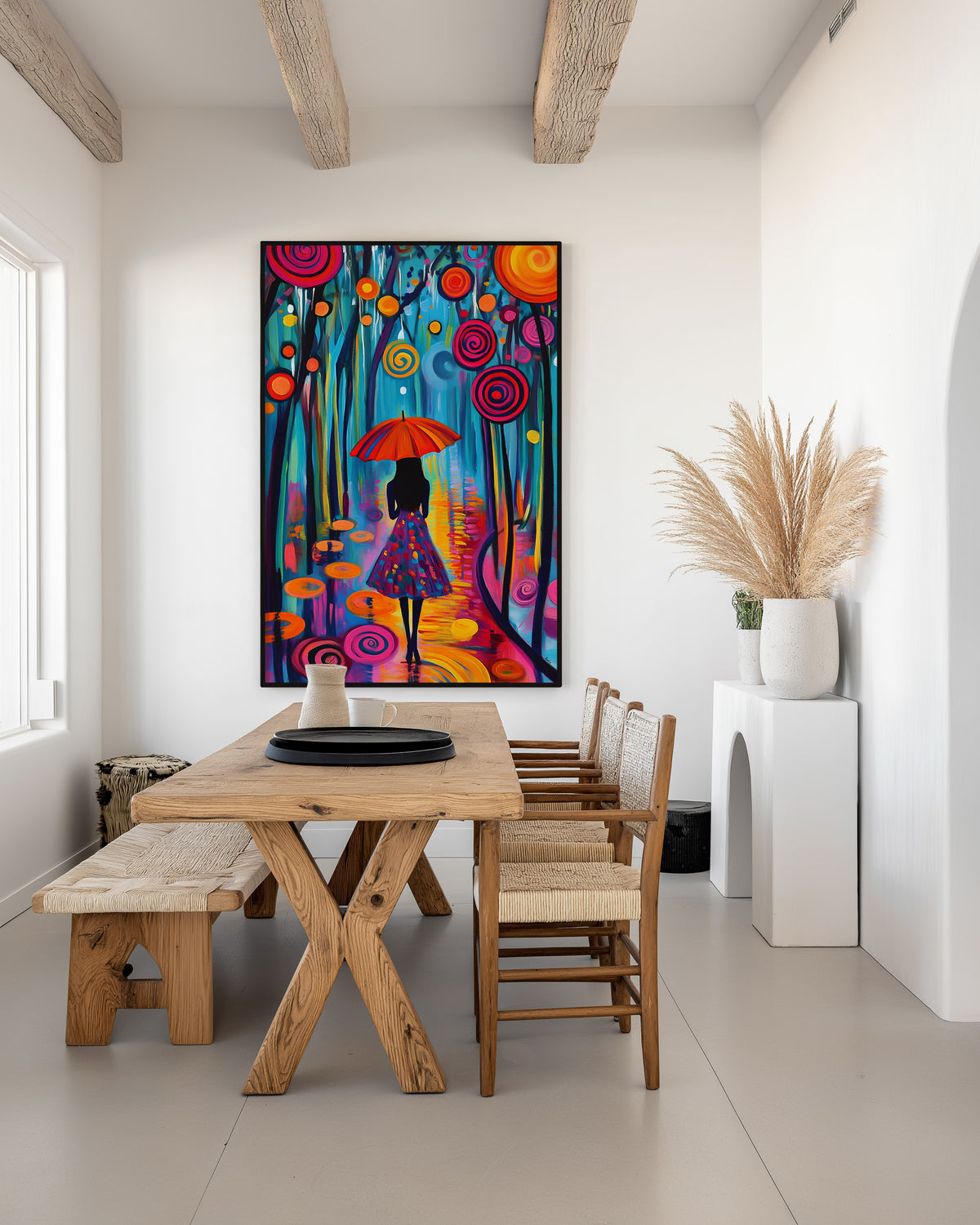 Whimsical Pathways (Unique), 100x150 cm