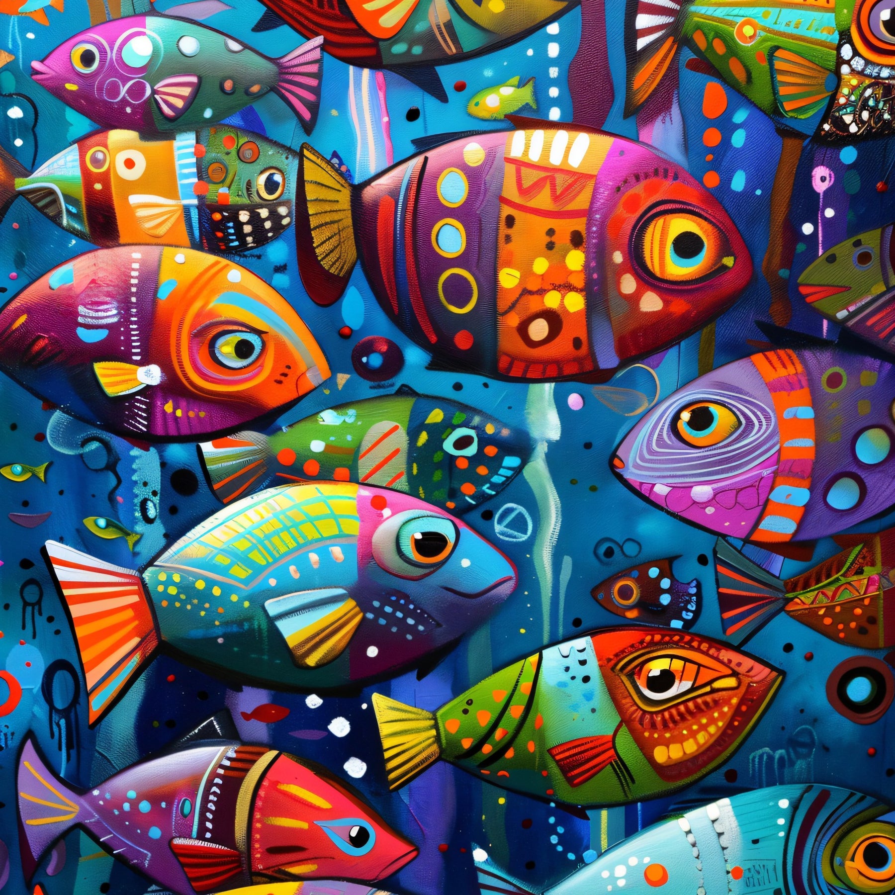 Aquatic Ambiance (Print), 60x90 cm, ready-to-hang