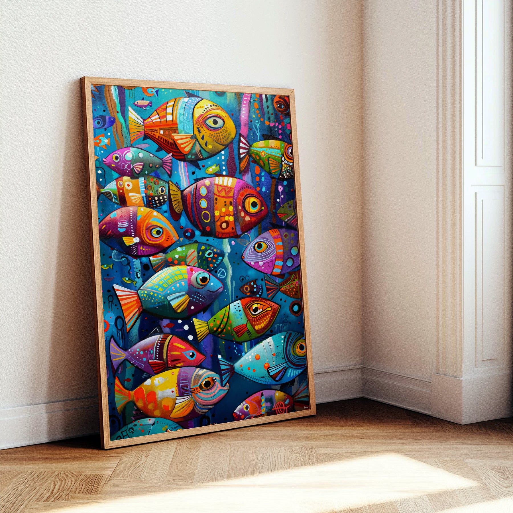 Aquatic Ambiance (Print), 60x90 cm, ready-to-hang