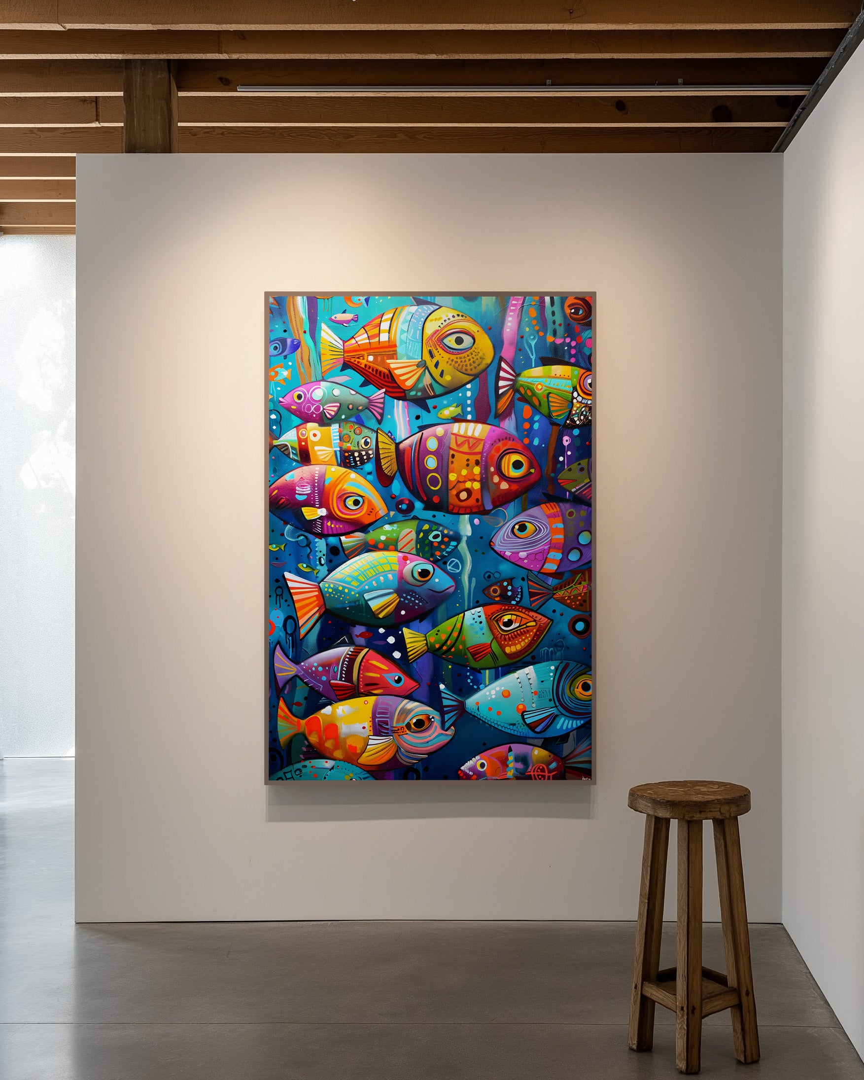 Aquatic Ambiance (Print), 60x90 cm, ready-to-hang