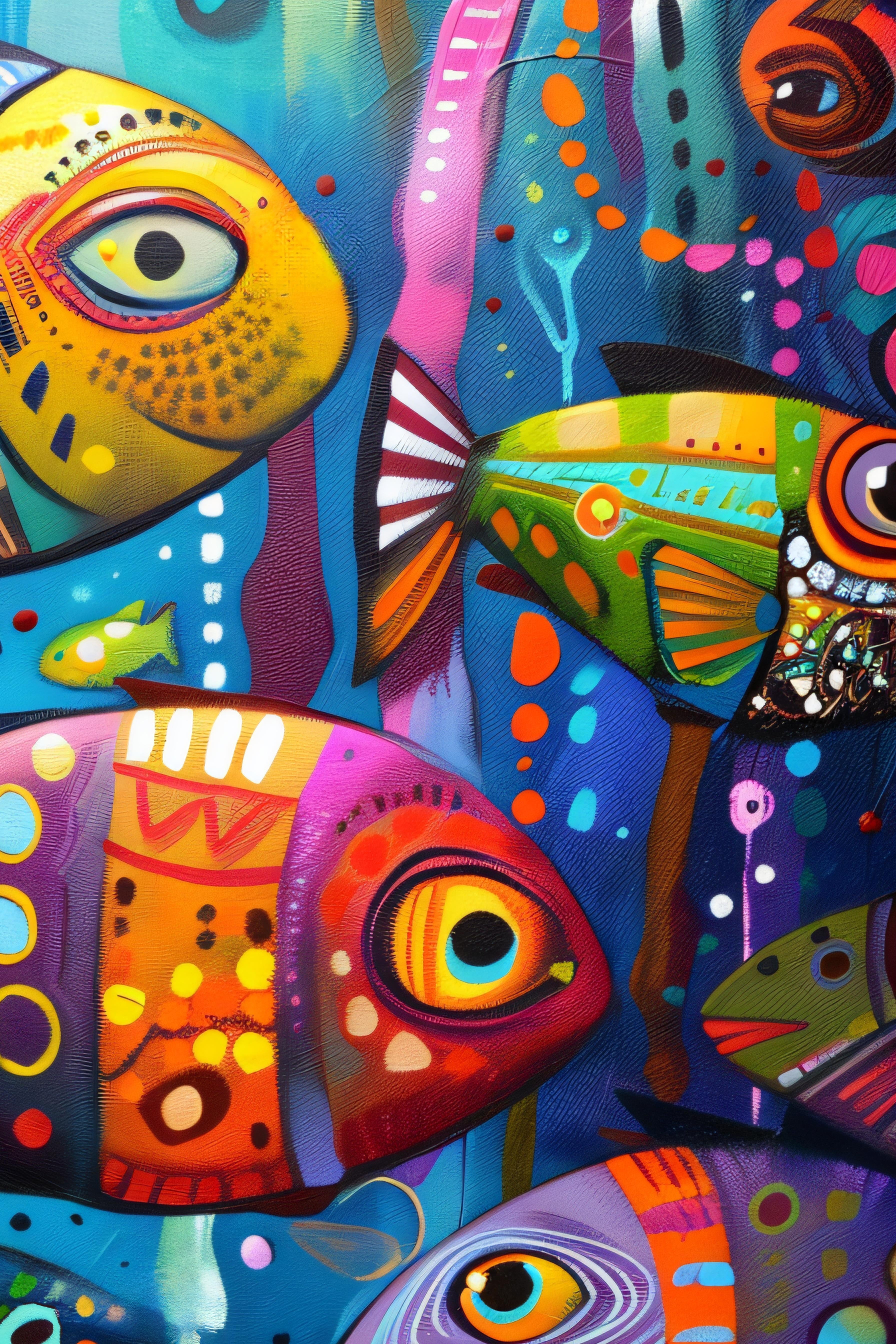 Aquatic Ambiance (Print), 60x90 cm, ready-to-hang