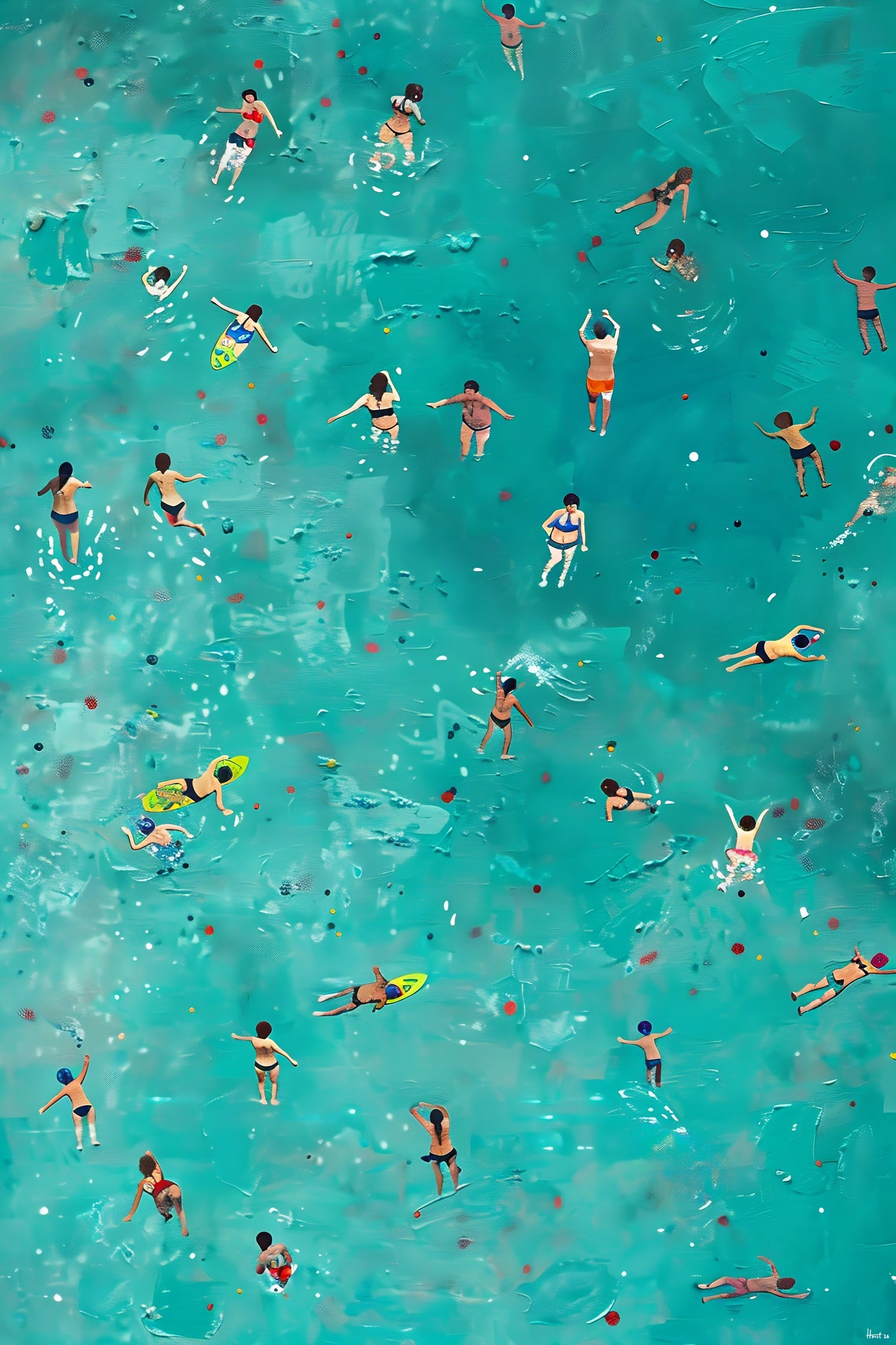 Tidal Tales (Print), 60x90 cm, ready-to-hang