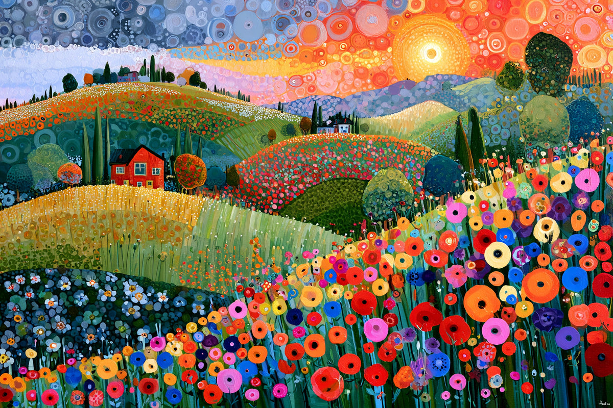 Sunrise Serenade (Unique), 150x100 cm