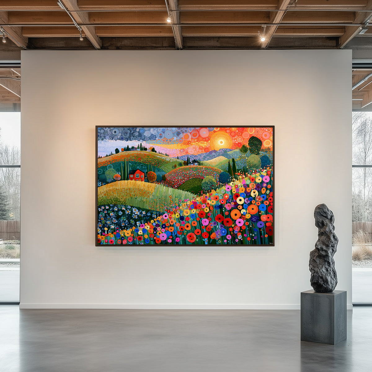Sunrise Serenade (Unique), 150x100 cm