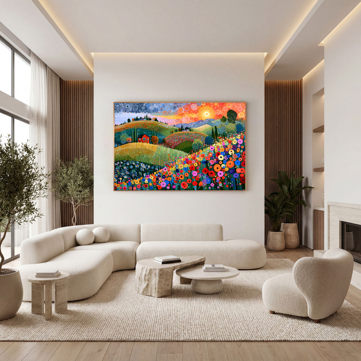 Sunrise Serenade (Unique), 150x100 cm