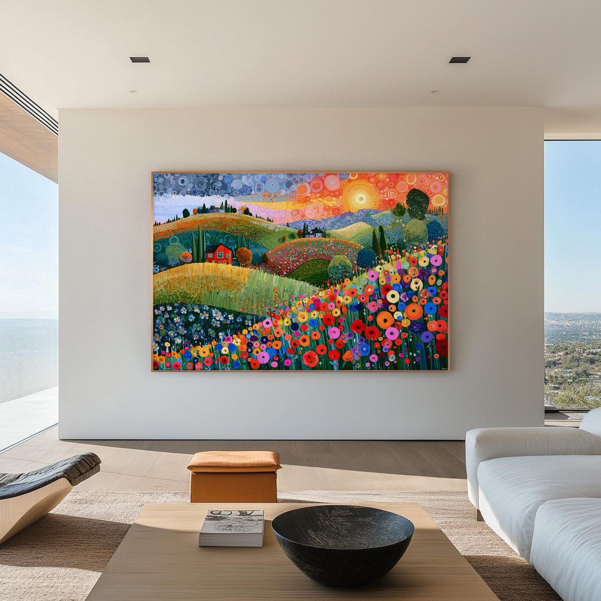 Sunrise Serenade (Unique), 150x100 cm