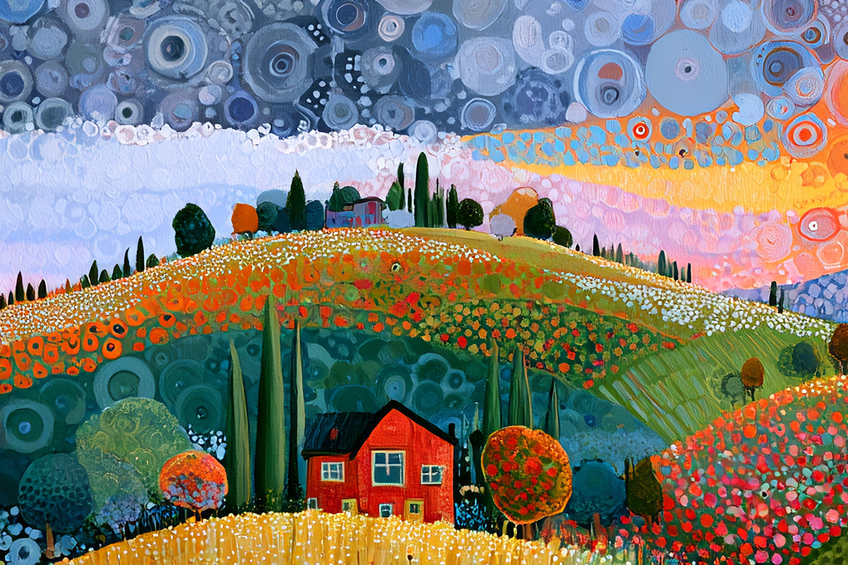Sunrise Serenade (Unique), 150x100 cm