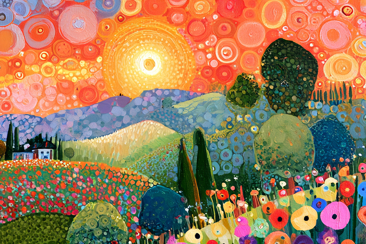 Sunrise Serenade (Unique), 150x100 cm